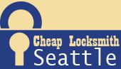 Cheap locksmith Seattle WA logo